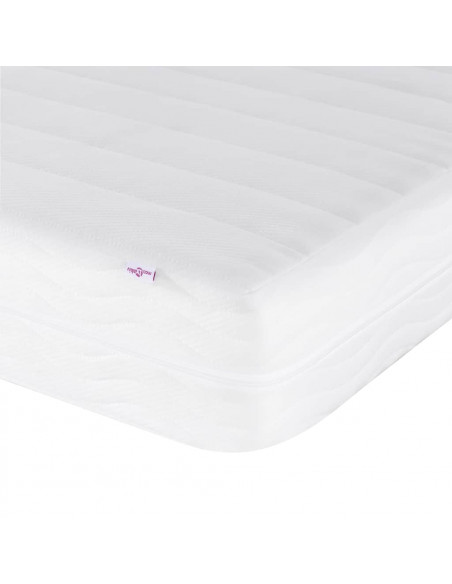 Dormeuse con Materasso Marrone Cera 100x200 cm Legno di Pino