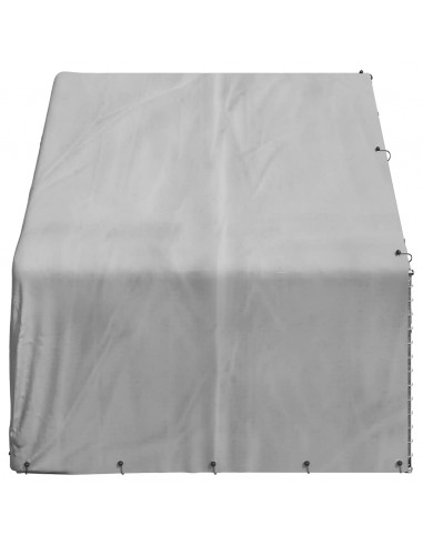 Cuccia per Cani da Esterno con Copertura Acciaio Zincato