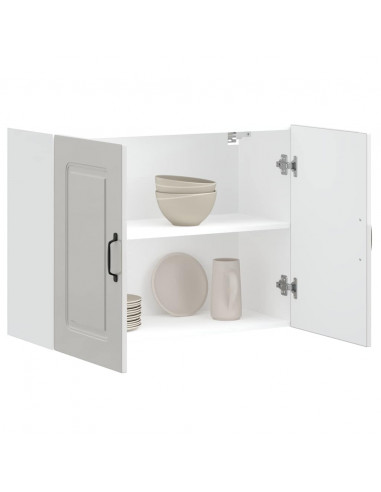 Base da Cucina Kalmar Bianco Lucido in Legno Multistrato