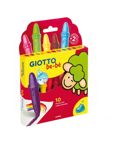 GIOTTO BEBE SUPERPASTELLONI A CERA