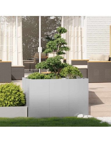 Fioriera 120x80x80 cm in Acciaio Zincato