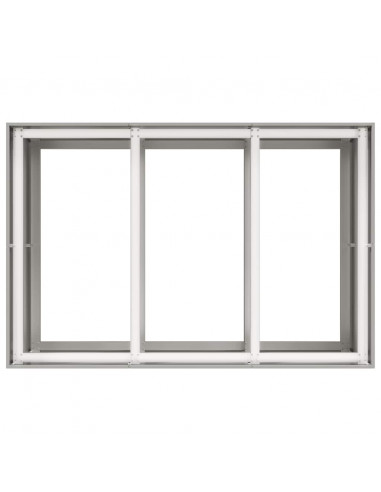 Fioriera 120x80x80 cm in Acciaio Inox