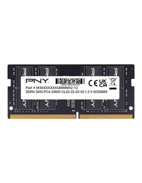 DDR 4 x NB SO-DIMM PNY  16Gb 3200Mhz - MN16GSD43200-TB