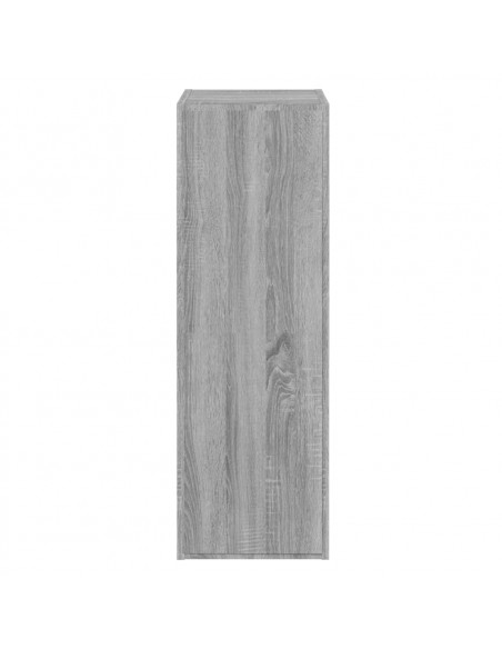 Mobili TV 2 pz Grigio Sonoma 30,5x30x90 cm in Legno Multistrato