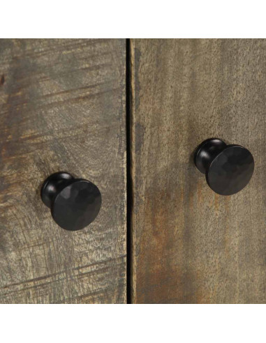 Mobile Lavabo da Bagno 62x33x58cm in Legno Massello di Mango