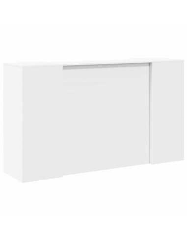 Banco Reception Bianco 180x50x103,5 cm in Legno Multistrato