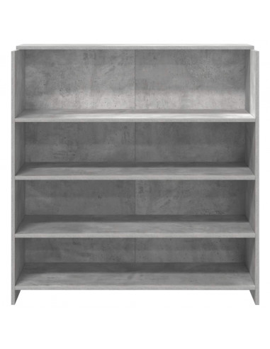 Banco Reception Grigio Cemento 100x50x103,5cm Legno Multistrato