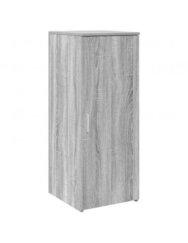 Banco Reception Grigio Sonoma 135x50x103,5 cm Legno Multistrato