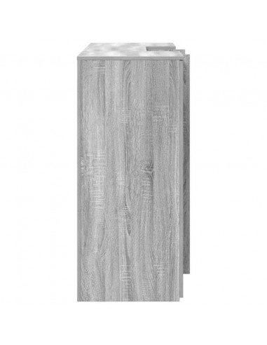 Banco Reception Grigio Sonoma 155x50x103,5 cm Legno Multistrato