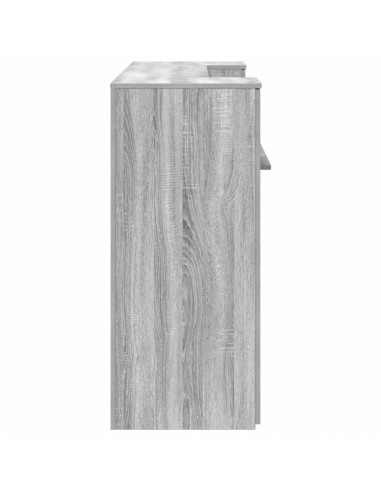 Banco Reception Grigio Sonoma 180x50x103,5 cm Legno Multistrato