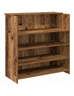 Banco Reception Legno Antico 100x50x103,5 cm Legno Multistrato