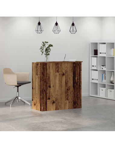 Banco Reception Legno Antico 100x50x103,5 cm Legno Multistrato