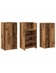 Banco Reception Legno Antico 155x50x103,5 cm Legno Multistrato