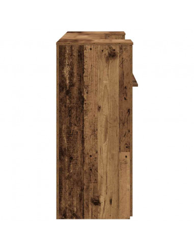 Banco Reception Legno Antico 180x50x103,5 cm Legno Multistrato