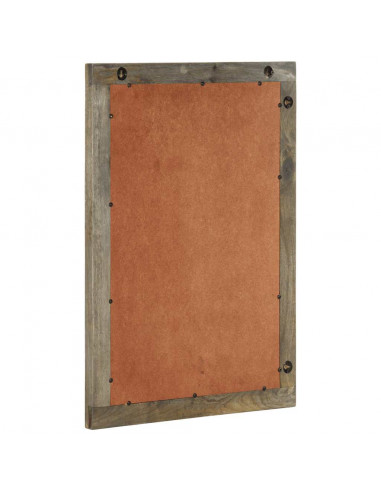 Specchio da Bagno 50x2,5x70 cm in Legno Massello di Mango