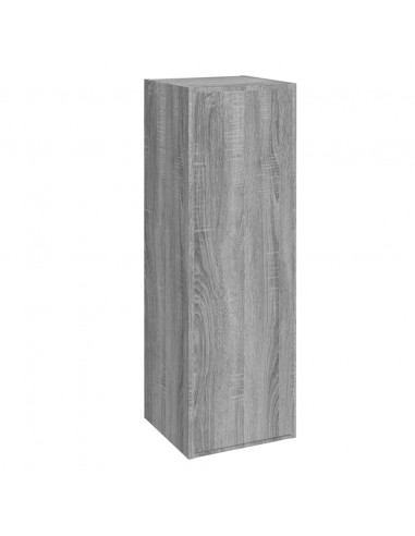 Set Mobili Porta TV 8pz Grigio Sonoma in Legno Multistrato