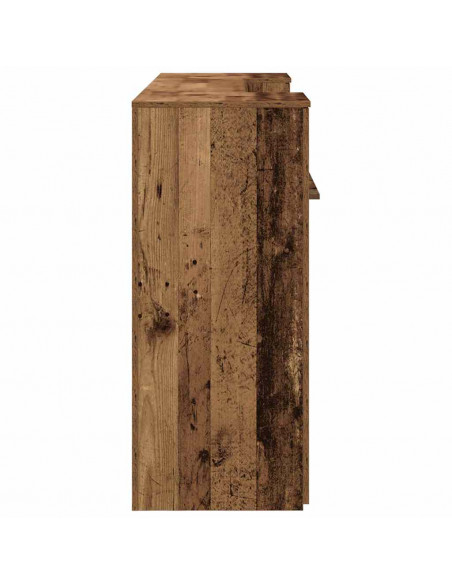 Banco Reception Legno Vecchio 200x50x103,5 cm Legno Multistrato