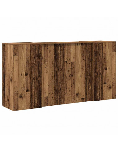 Banco Reception Legno Vecchio 200x50x103,5 cm Legno Multistrato
