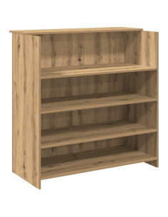 Banco Reception Rovere Artigianale 100x50x103,5cm in Truciolato