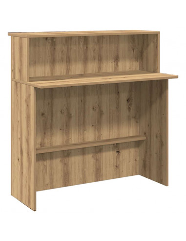 Banco Reception Rovere Artigianale 180x50x103,5cm in Truciolato