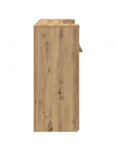 Banco Reception Rovere Artigianale 180x50x103,5cm in Truciolato