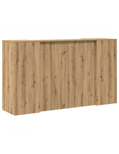 Banco Reception Rovere Artigianale 180x50x103,5cm in Truciolato