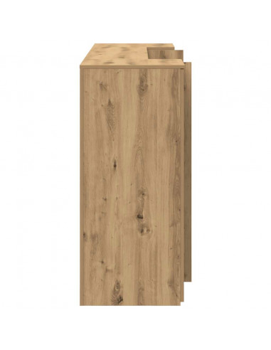 Banco Reception Rovere Artigianale 180x50x103,5cm in Truciolato