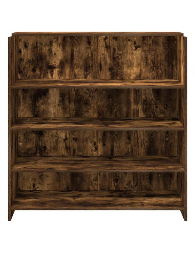 Banco Reception Rovere Fumo 100x50x103,5cm in Legno Multistrato