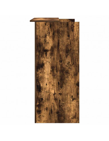 Banco Reception Rovere Fumo 100x50x103,5cm in Legno Multistrato