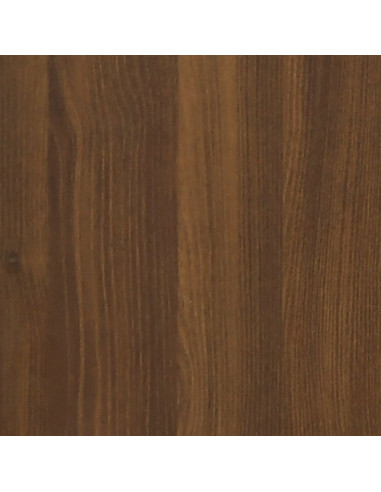 Set di Mobili da Corridoio Rovere Marrone in Legno Multistrato