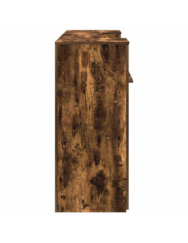 Banco Reception Rovere Fumo 200x50x103,5cm in Legno Multistrato