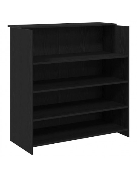 Banco Reception Rovere Nero 100x50x103,5cm Legno Multistrato