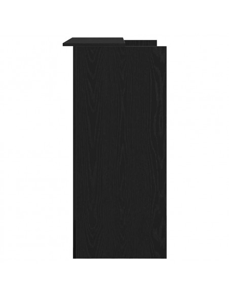 Banco Reception Rovere Nero 100x50x103,5cm Legno Multistrato