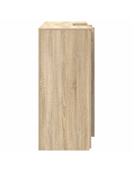 Banco Reception Rovere Sonoma 155x50x103,5 cm Legno Multistrato