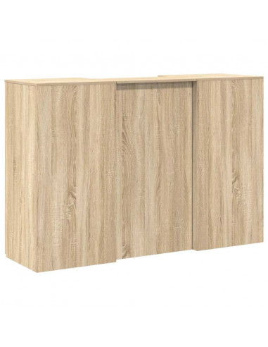 Banco Reception Rovere Sonoma 155x50x103,5 cm Legno Multistrato