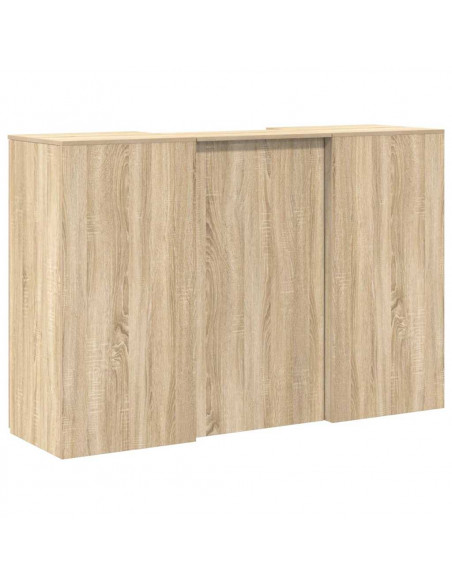 Banco Reception Rovere Sonoma 155x50x103,5 cm Legno Multistrato