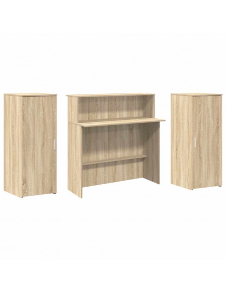Banco Reception Rovere Sonoma 180x50x103,5 cm Legno Multistrato