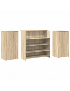 Banco Reception Rovere Sonoma 200x50x103,5 cm Legno Multistrato