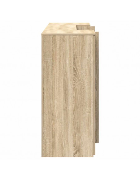 Banco Reception Rovere Sonoma 200x50x103,5 cm Legno Multistrato