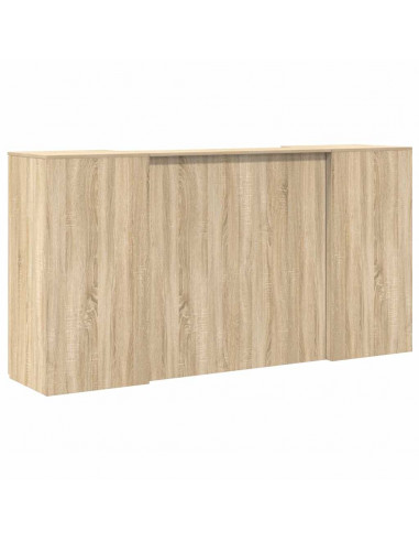 Banco Reception Rovere Sonoma 200x50x103,5 cm Legno Multistrato