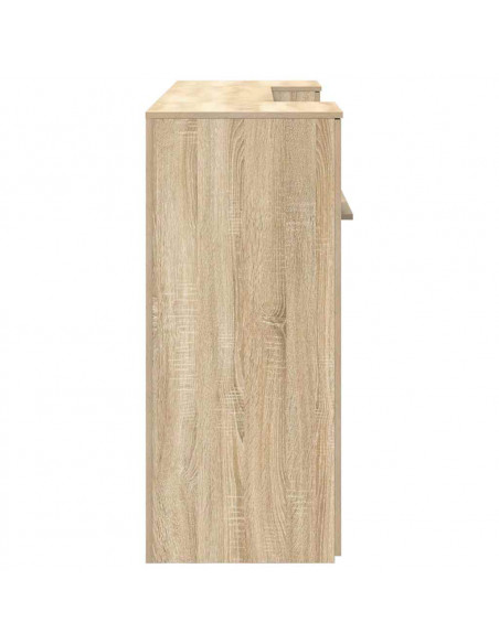 Banco Reception Rovere Sonoma 200x50x103,5 cm Legno Multistrato