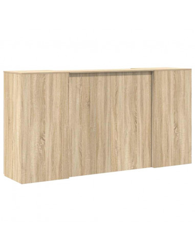 Banco Reception Rovere Sonoma 200x50x103,5 cm Legno Multistrato