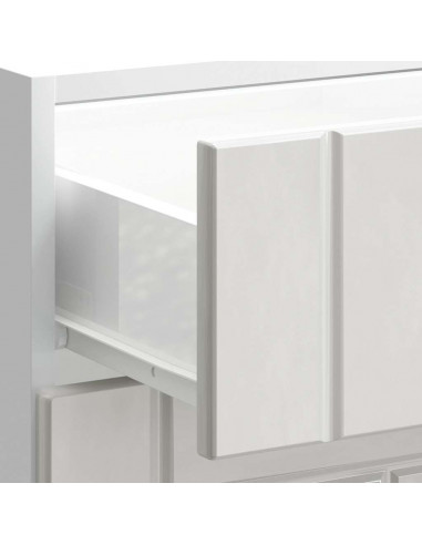 Base da Cucina Lucca Bianco Lucido in Legno Multistrato