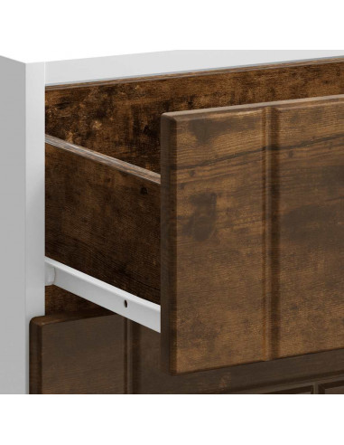 Base da Cucina Lucca Rovere Fumo in Legno Multistrato