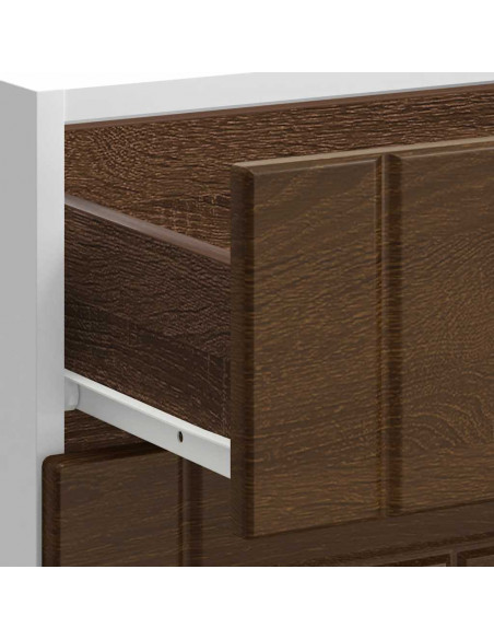 Base da Cucina Lucca Rovere Marrone in Legno Multistrato