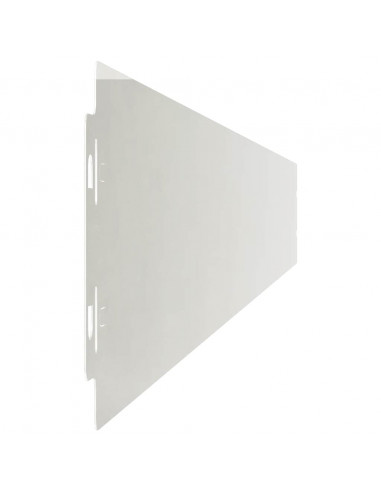 Bordure per Prato 10 pz 10x103 cm Acciaio Inossidabile