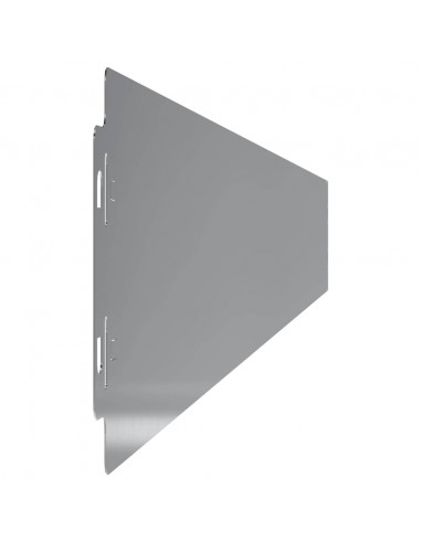 Bordure per Prato 10 pz 10x103 cm Acciaio Zincato