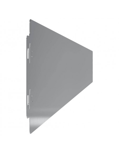 Bordure per Prato 10 pz 10x103 cm Acciaio Zincato