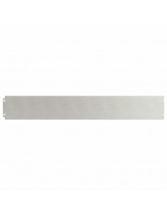 Bordure per Prato 10 pz 15x103 cm Acciaio Inossidabile 2