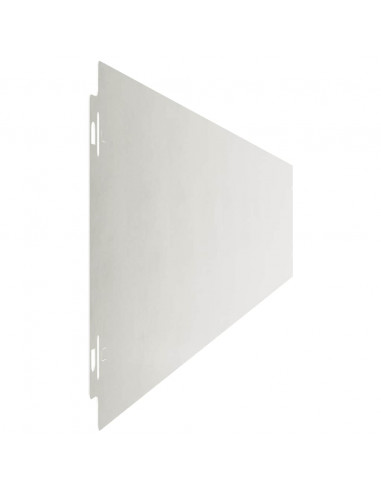 Bordure per Prato 10 pz 15x103 cm Acciaio Inossidabile